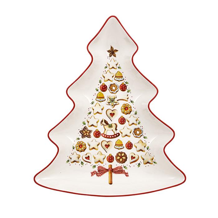 Miska Choinka 26,5 cm Winter Bakery Delight Villeroy & Boch  kolorowy do jadalni