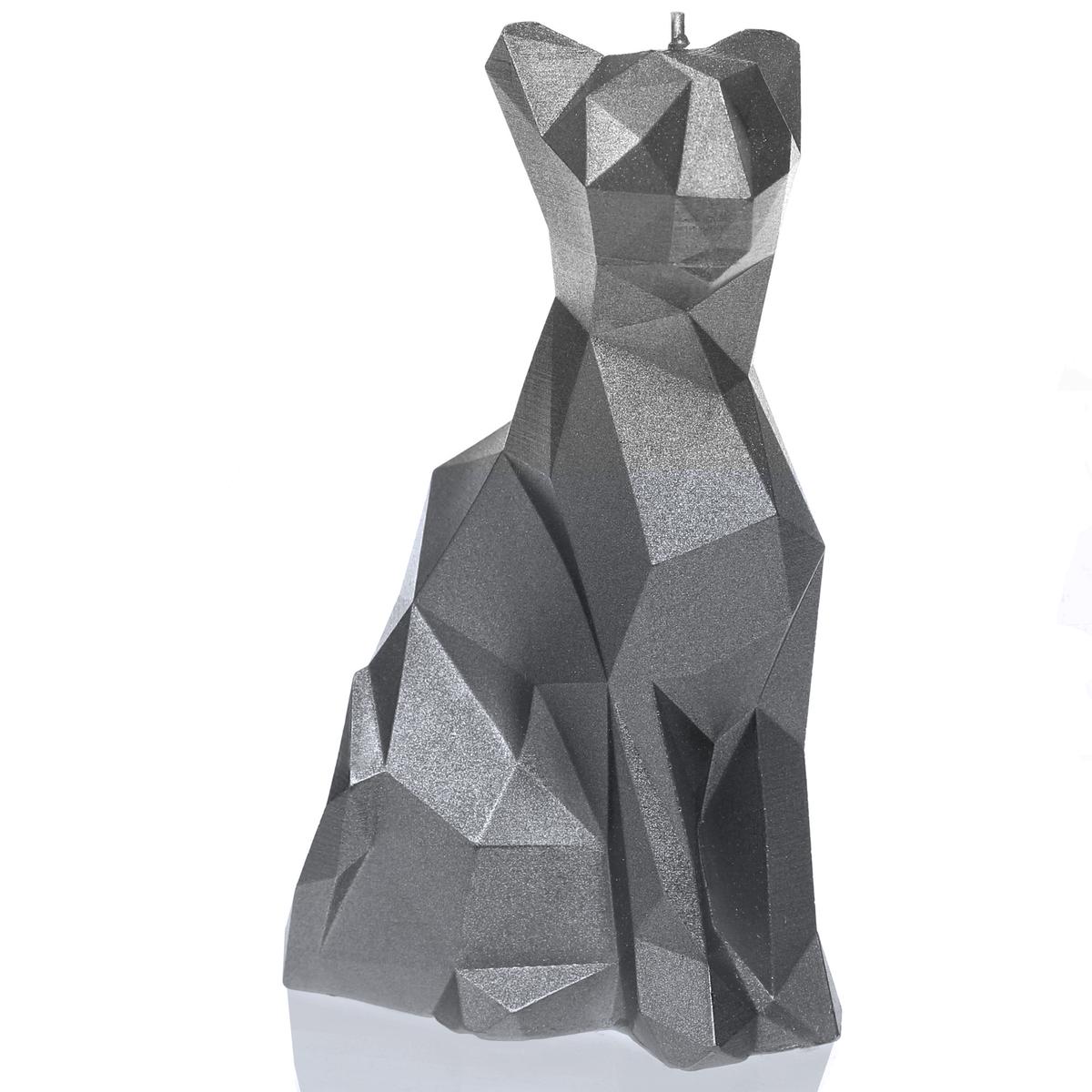 Świeca Cat Low-Poly Steel nr. 1