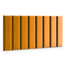  Panele tapicerowane  60x15 cm na ścianę magic velvet miodowy - Miniaturka zdjęcia nr 3