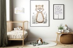 Lampa dziecięca ZAJĄC SWEET DREAMS biała średnica 40 cm do pokoju dziecka - Miniaturka zdjęcia nr 9