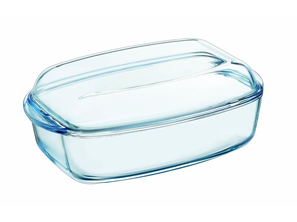 Naczynie żaroodporne Pyrex Essential z pokrywą przezroczyste