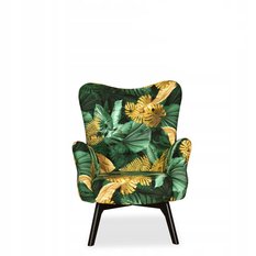 Fotel uszak skandynawski Luna Print Monstera - Miniaturka zdjęcia nr 15