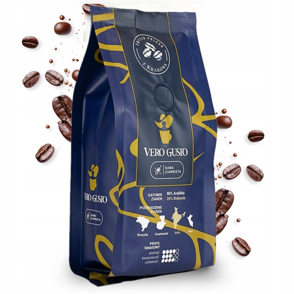 Caveres VERO GUSTO Kawa ziarnista 250G nr. 1