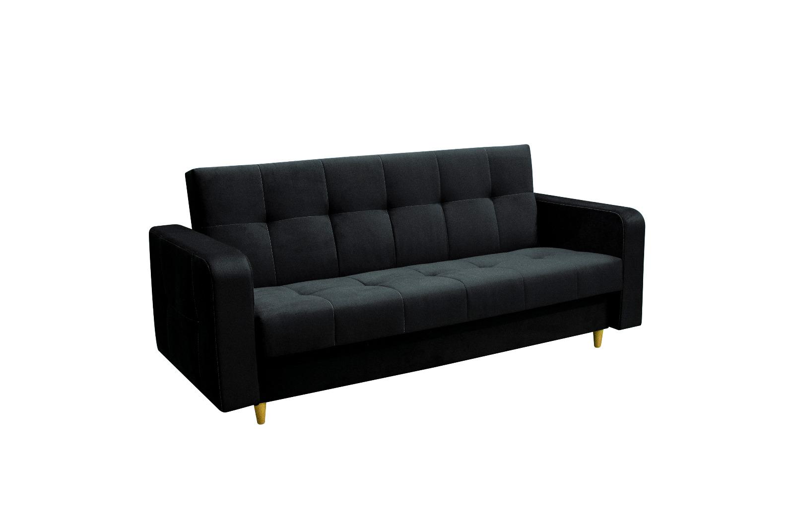 Elegancka sofa SCARLETT z drewnianymi nóżkami do salonu  nr. 4