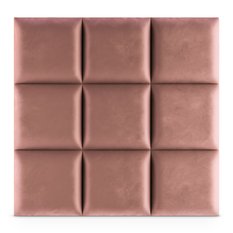Panele tapicerowane 50x50 na ścianę magic velvet brudny róż - Miniaturka zdjęcia nr 4