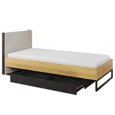 Łóżko Teen Flex 90x200 cm do sypialni hikora naturalna - Miniaturka zdjęcia nr 3