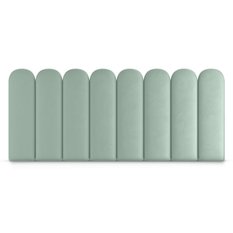 Panele tapicerowane 30x80 cm na ścianę płotek wezgłowie miętowy - Miniaturka zdjęcia nr 4