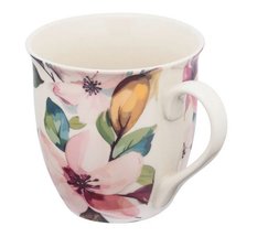 Duży kubek porcelanowy XXL 630ml pastelowe kwiaty - Miniaturka zdjęcia nr 2