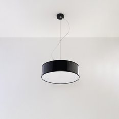 Lampa wisząca ARENA 35 czarna 111x35x35cm nowoczesna E27 do salonu - Miniaturka zdjęcia nr 2