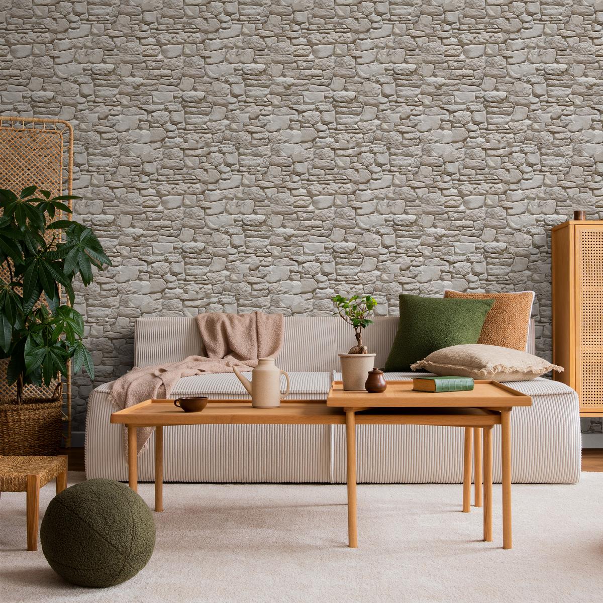 Tapeta Ścienna KAMIENNA Ściana Mur Cegła Efekt 3D  nr. 4