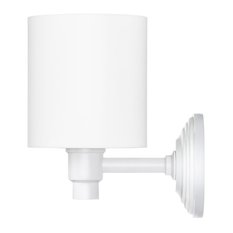 Lampa ścienna kinkiet CLASSIC 21x14x24 cm z włącznikiem biały drewno białe