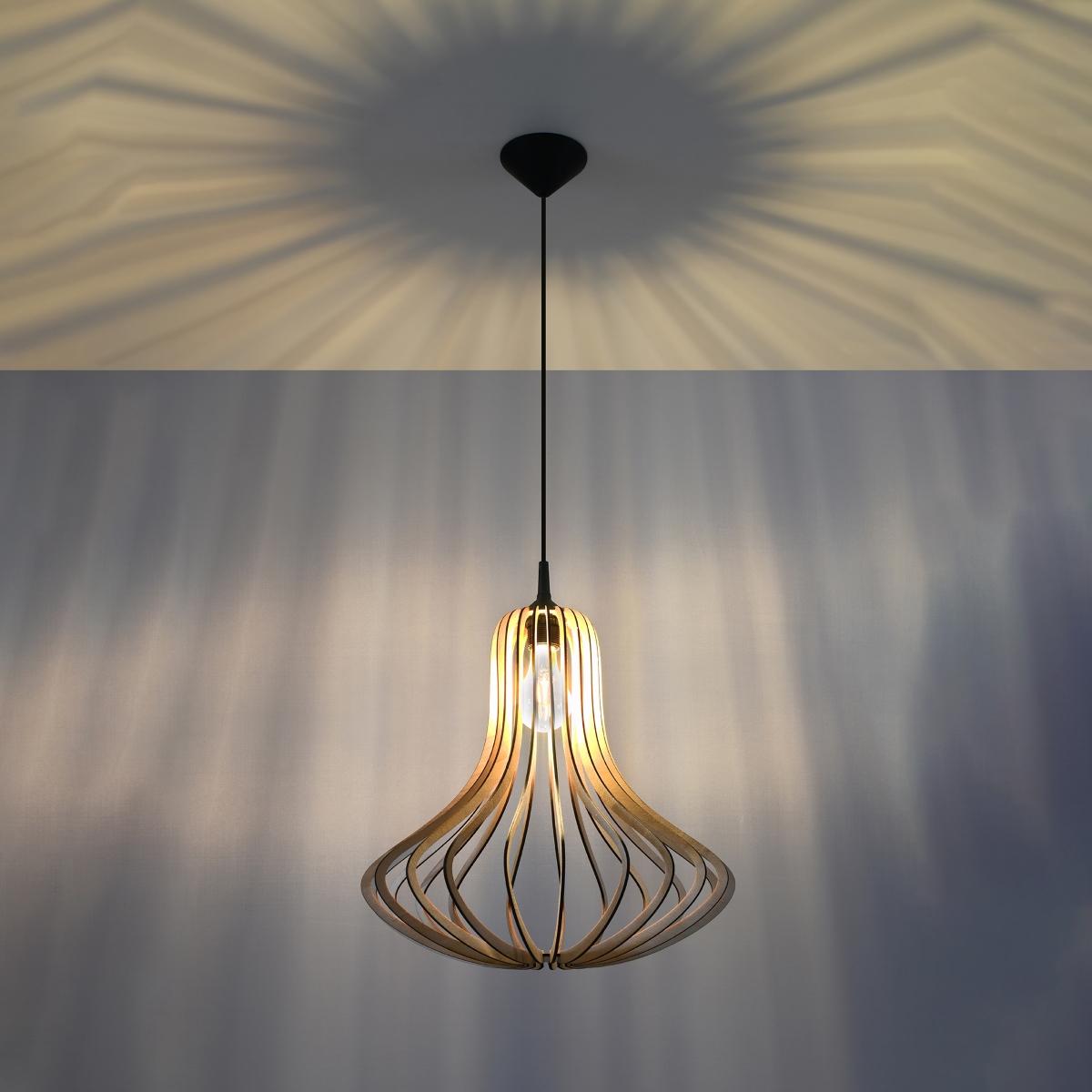 Lampa wisząca ELZA 110x41x41cm nowoczesna E27 do salonu nr. 3