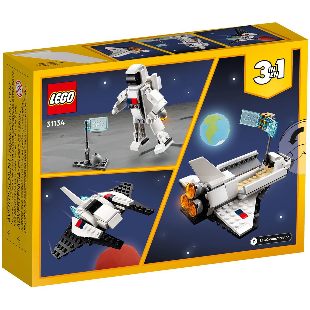 LEGO CREATOR ZESTAW KLOCKÓW 3w1 PROM KOSMICZNY 31134 nr. 6