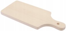 Deska do krojenia 14x1,7x31 cm drewniana z rączką naturalny buk