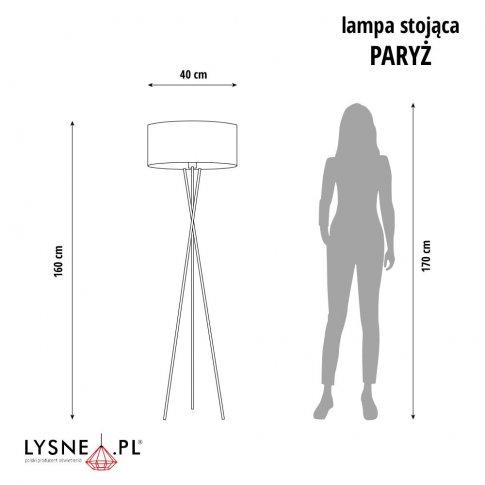 Lampa podłogowa do salonu PARYŻ nr. 2