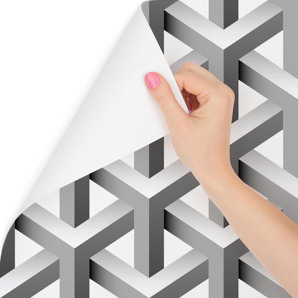 Tapeta geometryczna, efekt 3d, z głębią, do salonu  nr. 3
