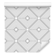 Tapeta Geometryczne Wzory w Odcieniach Szarości  53x1000  - Miniaturka zdjęcia nr 4
