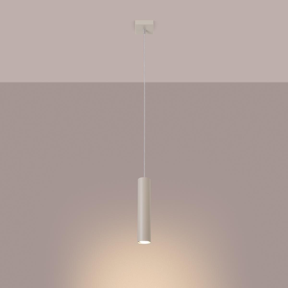 Lampa wisząca Lagos 118x8x8cm do sypialni salonu beżowa nr. 3