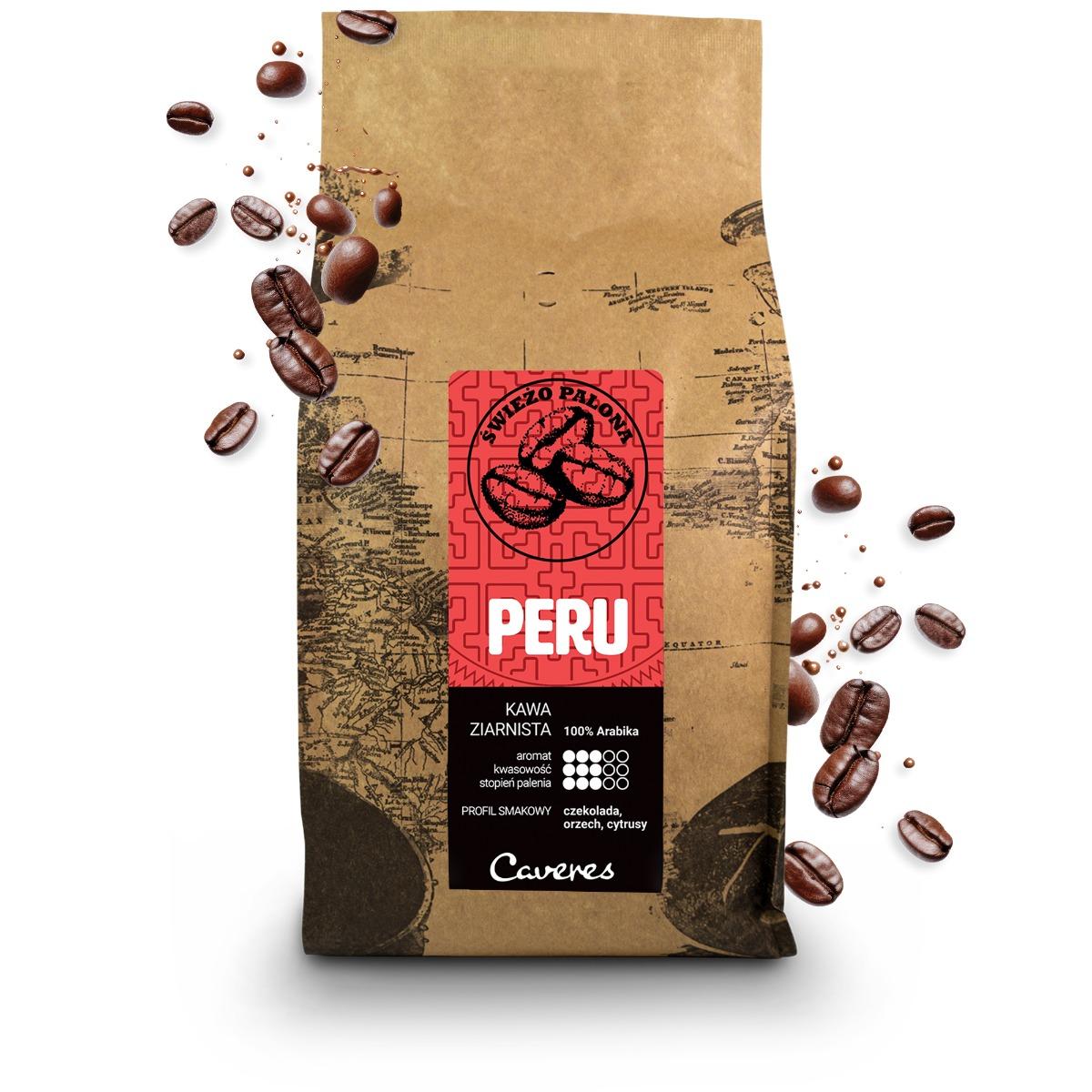 Caveres PERU Kawa ziarnista 1kg