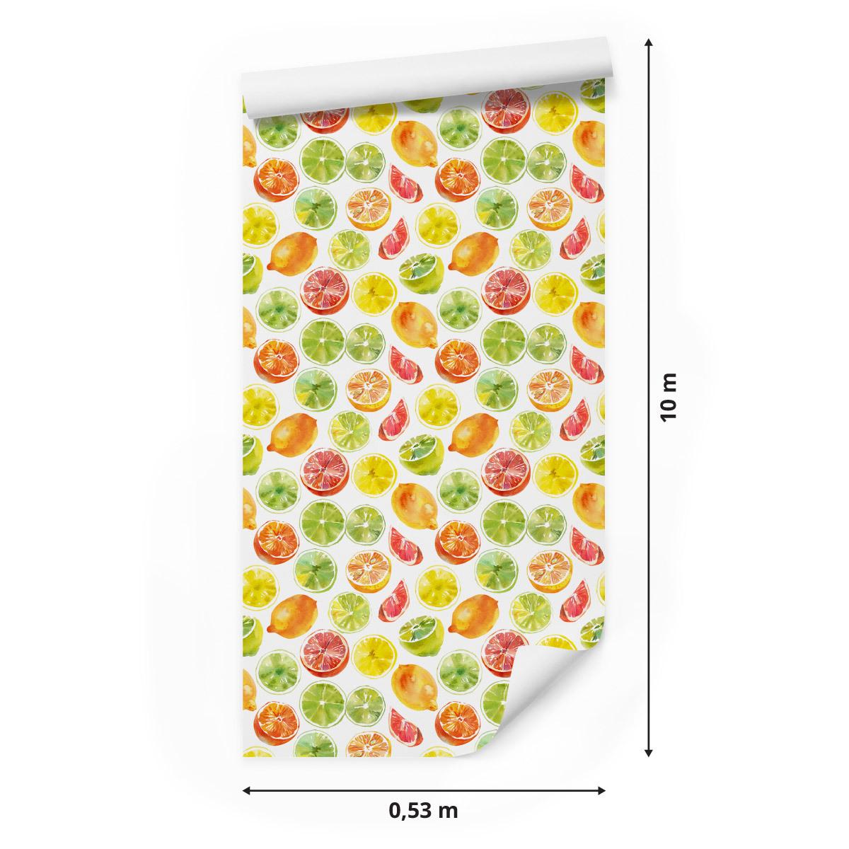 Tapeta ścienna cytryny limonki pomarańcze, kuchnia  nr. 2