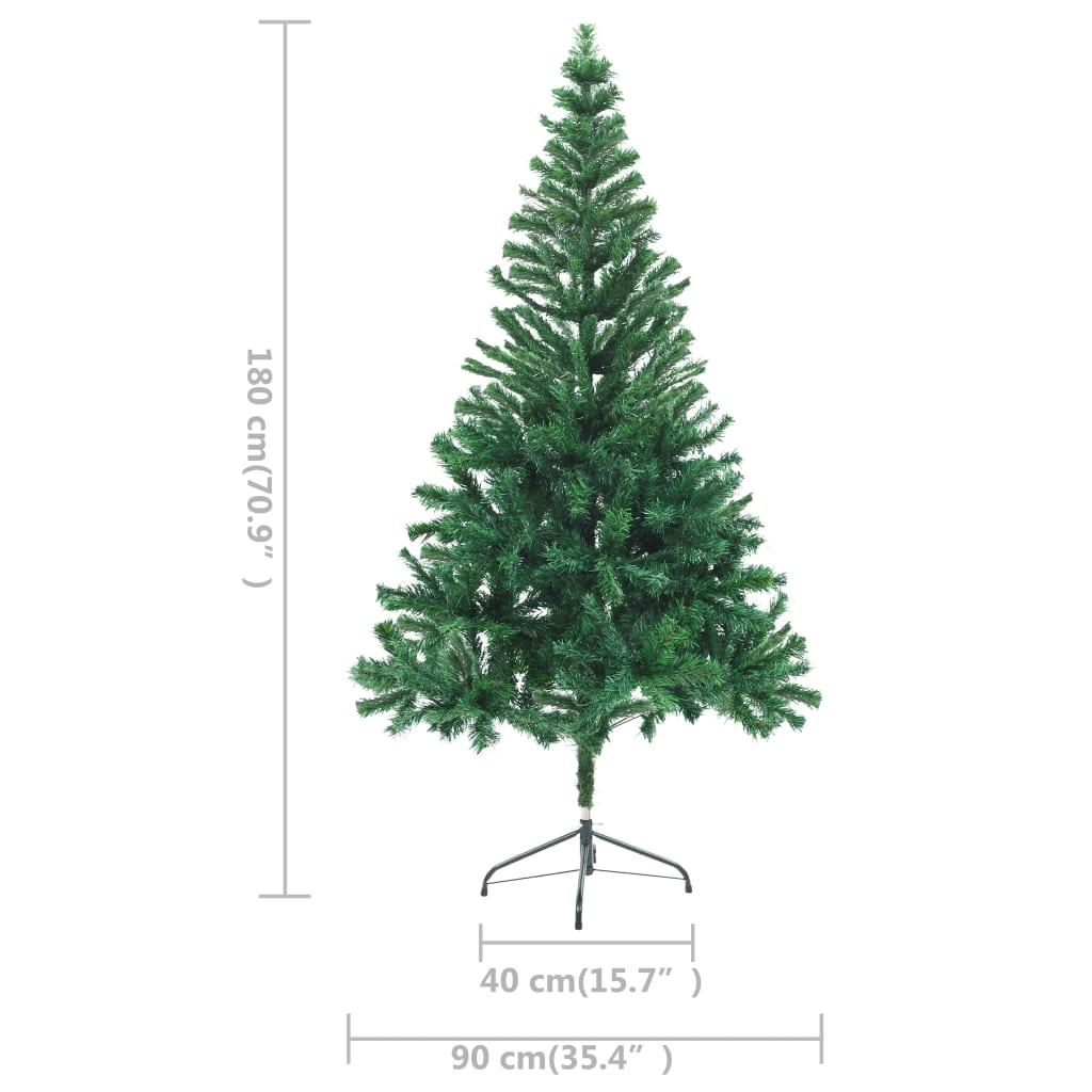  Sztuczna choinka z lampkami i bombkami, 180 cm, 564 gałązki nr. 10