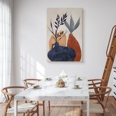 Duży Obraz Do Salonu Abstrakcja Styl Boho Martwa Natura 80x120cm - Miniaturka zdjęcia nr 4