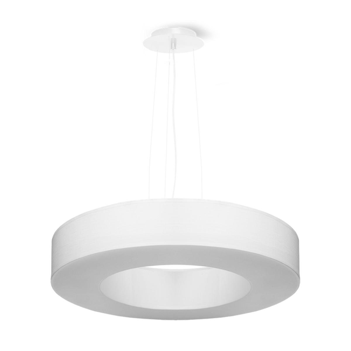 Żyrandol SATURNO SLIM 50 102x50x50cm nowoczesta lampa wisząca biała E27