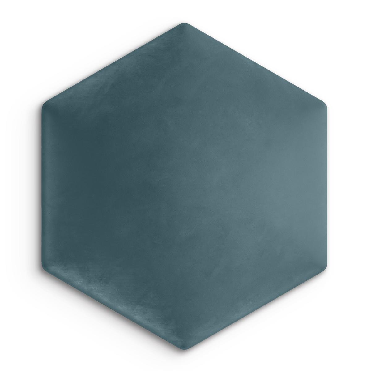 Panele tapicerowane  35x40 cm na ścianę hexagon morski nr. 2