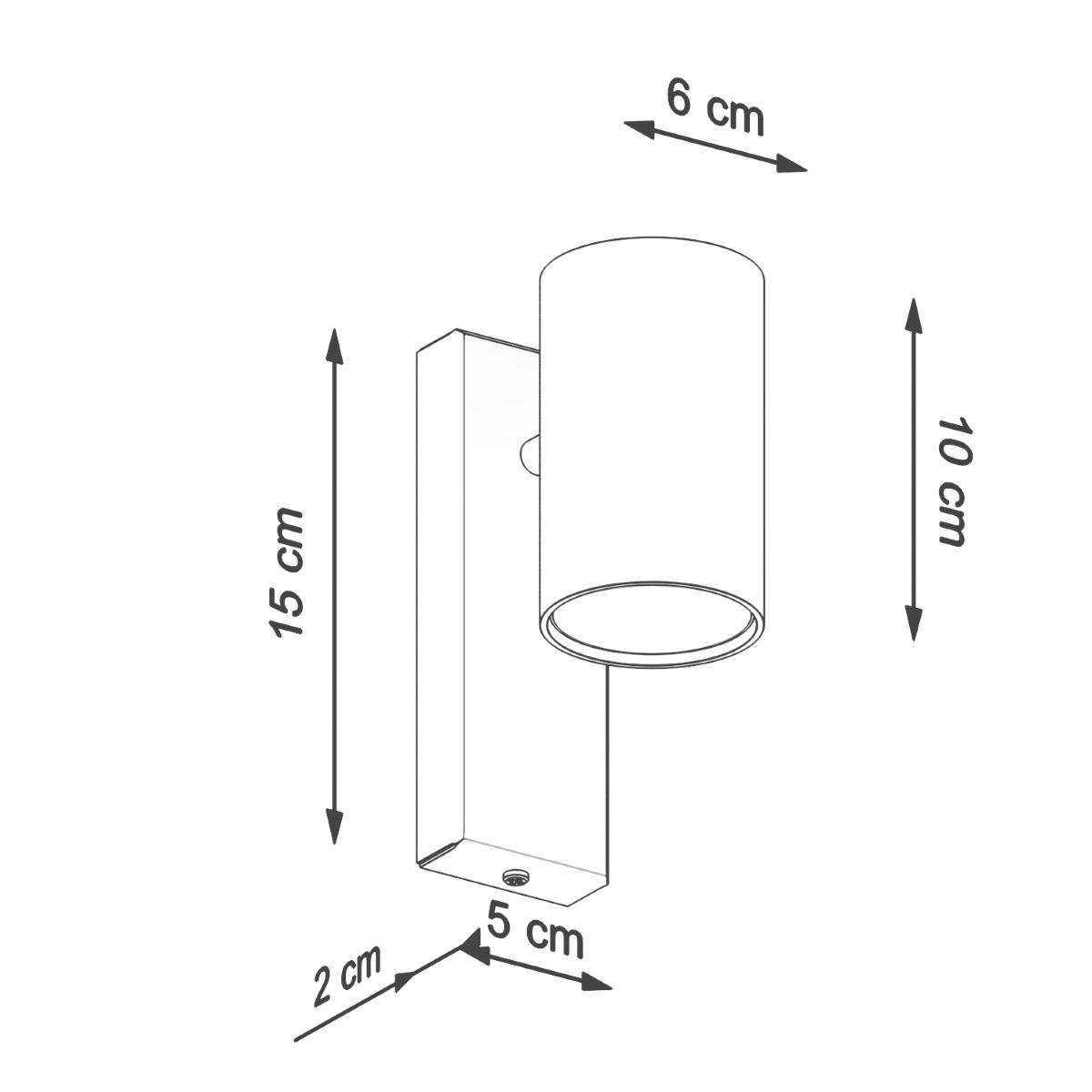 Kinkiet UTTI biały 15x10x6cm nowoczesny GU10 do salonu nr. 4