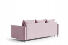 Kanapa BELISSA 216x91x95 cm sofa z funkcją spania z pojemnikiem RIVIERA zielona do salonu - Miniaturka zdjęcia nr 10