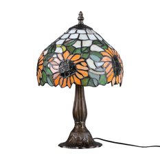 Lampka stołowa / nocna K-G081556 TECO 20x36x18 cm do salonu lub pokoju wielokolorowy