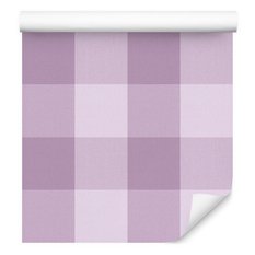 Tapeta w Rolce 10m Fioletowa KRATA Nowoczesny Wzór 53x1000  - Miniaturka zdjęcia nr 5