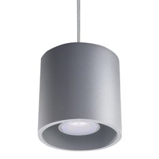 Lampa wisząca ORBIS 1 szary 110x10x10cm nowoczesna G10 do salonu - Miniaturka zdjęcia nr 1