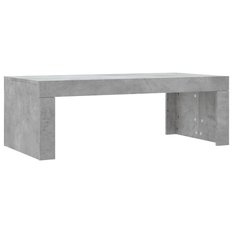 Stolik kawowy 102x50x35 cm szarość betonu do salonu - Miniaturka zdjęcia nr 3