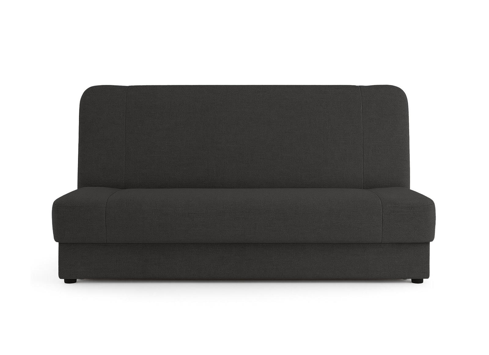 Wersalka LUSI 188x85x90 cm kanapa rozkładana z funkcją spania i pojemnikiem ciemnoszara nr. 2