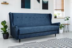 Wersalka sofa uszak kanapa rozkłada Ari niebieska - Miniaturka zdjęcia nr 10