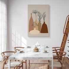 Obraz Na Płótnie Rośliny Styl Boho Minimalizm Martwa Natura 80x120cm - Miniaturka zdjęcia nr 4