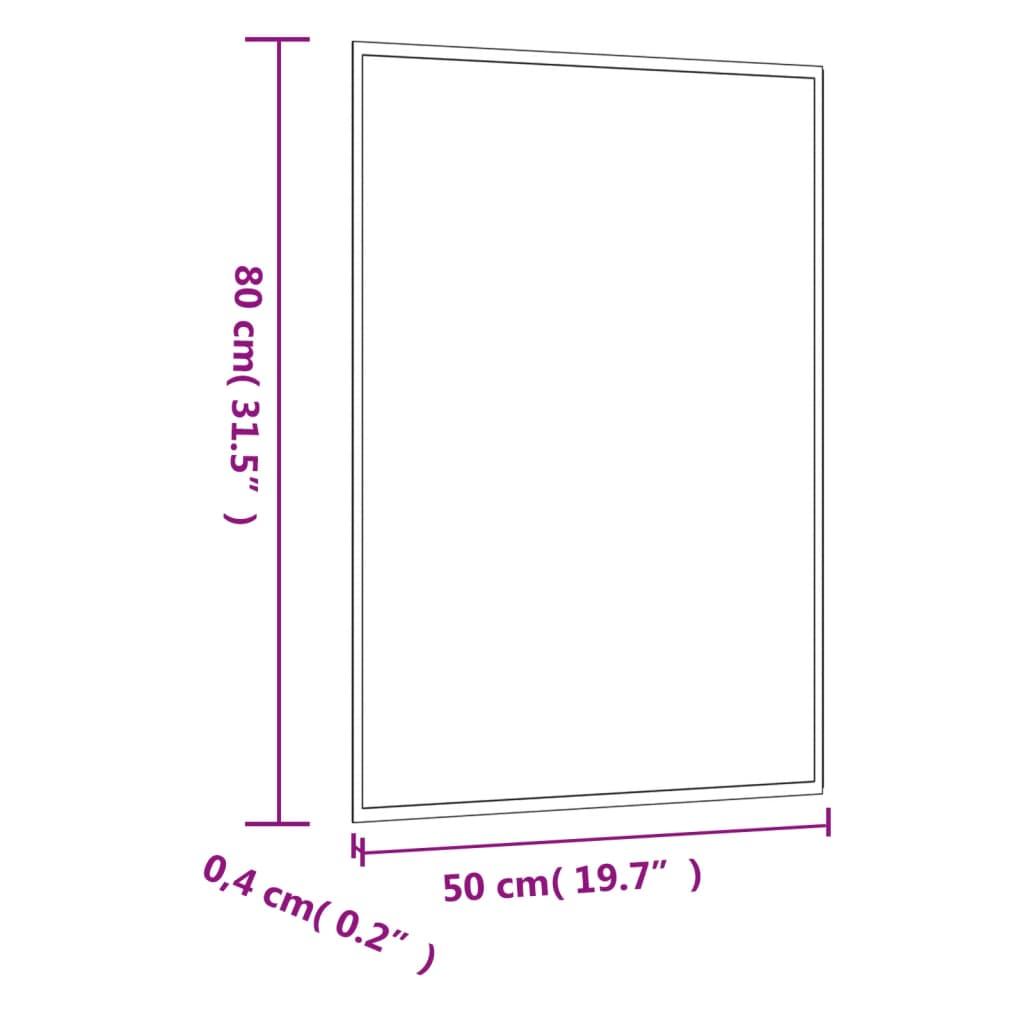  Lustro 50x80 cm do sypialni łazienki ścienne szklane prostokątne nr. 6