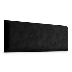 Panele tapicerowane 90x30 cm na ścianę prostokąt czarny - Miniaturka zdjęcia nr 1