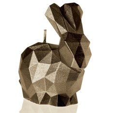 Świeca Rabbit Low-Poly Brass Small - Miniaturka zdjęcia nr 2