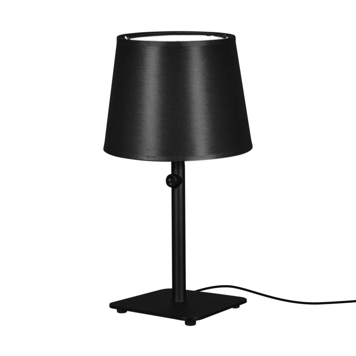 Lampka stołowa / nocna K-4768 ESSEO 26x45x26 cm do salonu lub pokoju czarny