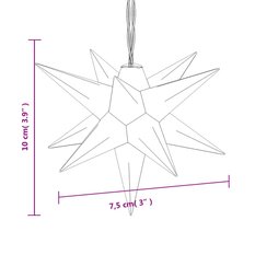  Sznur świecących lampek, 10 LED, czerwone, 10 cm - Miniaturka zdjęcia nr 12