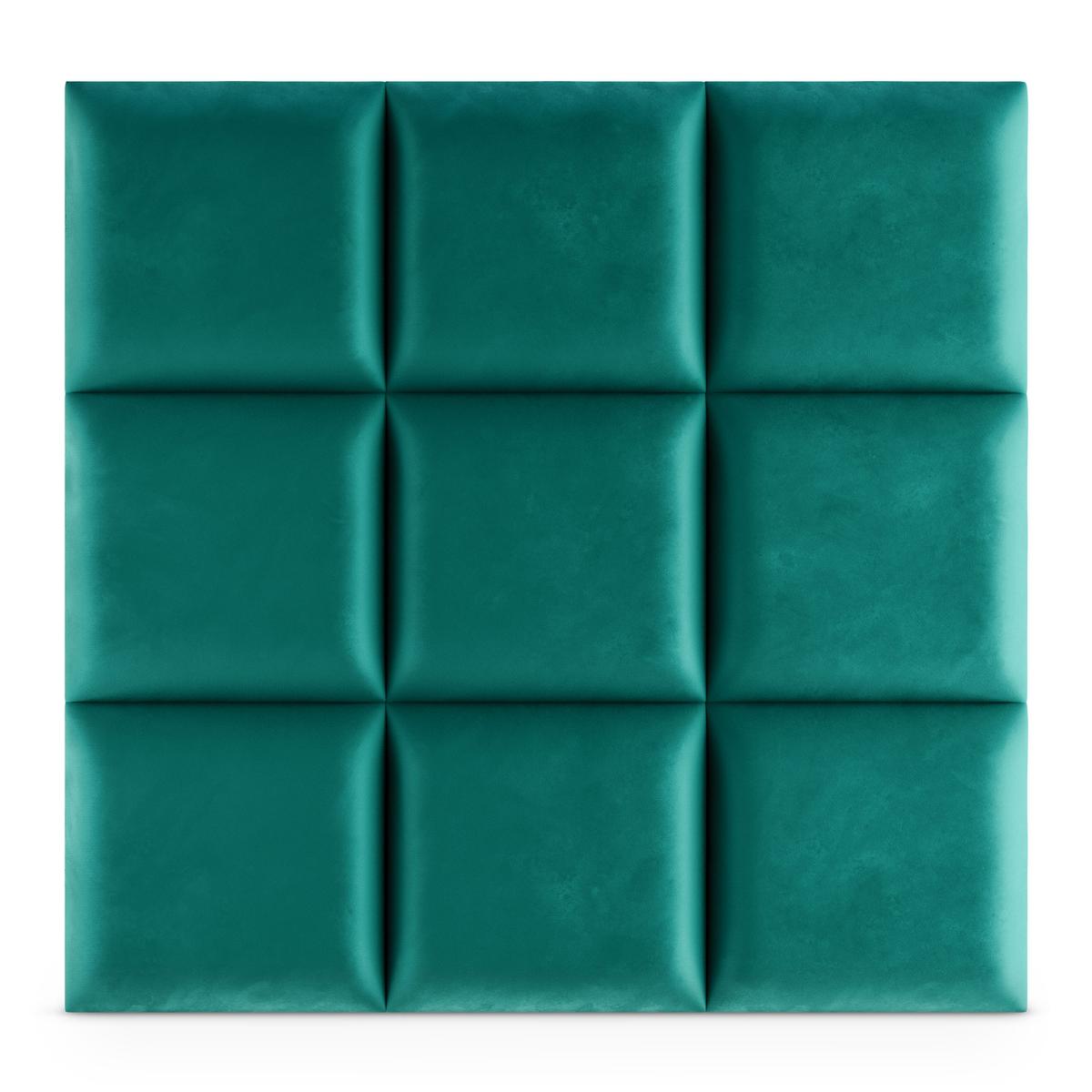 Panele tapicerowane 50x50 na ścianę magic velvet turkusowy nr. 4
