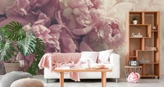 Fototapeta Kwitnące KWIATY Peonie Dekor 3D Dekoracja Nowoczesna do Salonu - Miniaturka zdjęcia nr 4