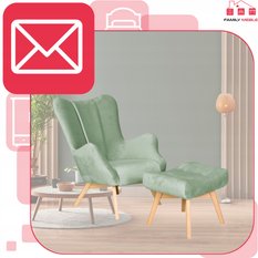 Fotel skandynawski Vika z podnóżkiem Family Meble - Miniaturka zdjęcia nr 4