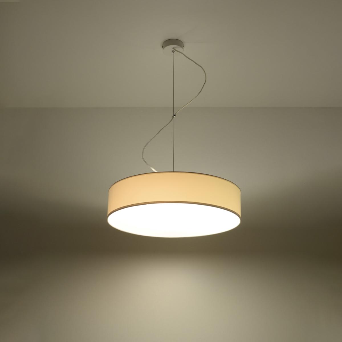 Lampa wisząca ARENA 45 biała 111x45x45cm nowoczesna E27 do salonu nr. 3