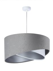 Lampa wisząca asymetryczna szaro-biało srebrna do salonu sypialni biura  - Miniaturka zdjęcia nr 1