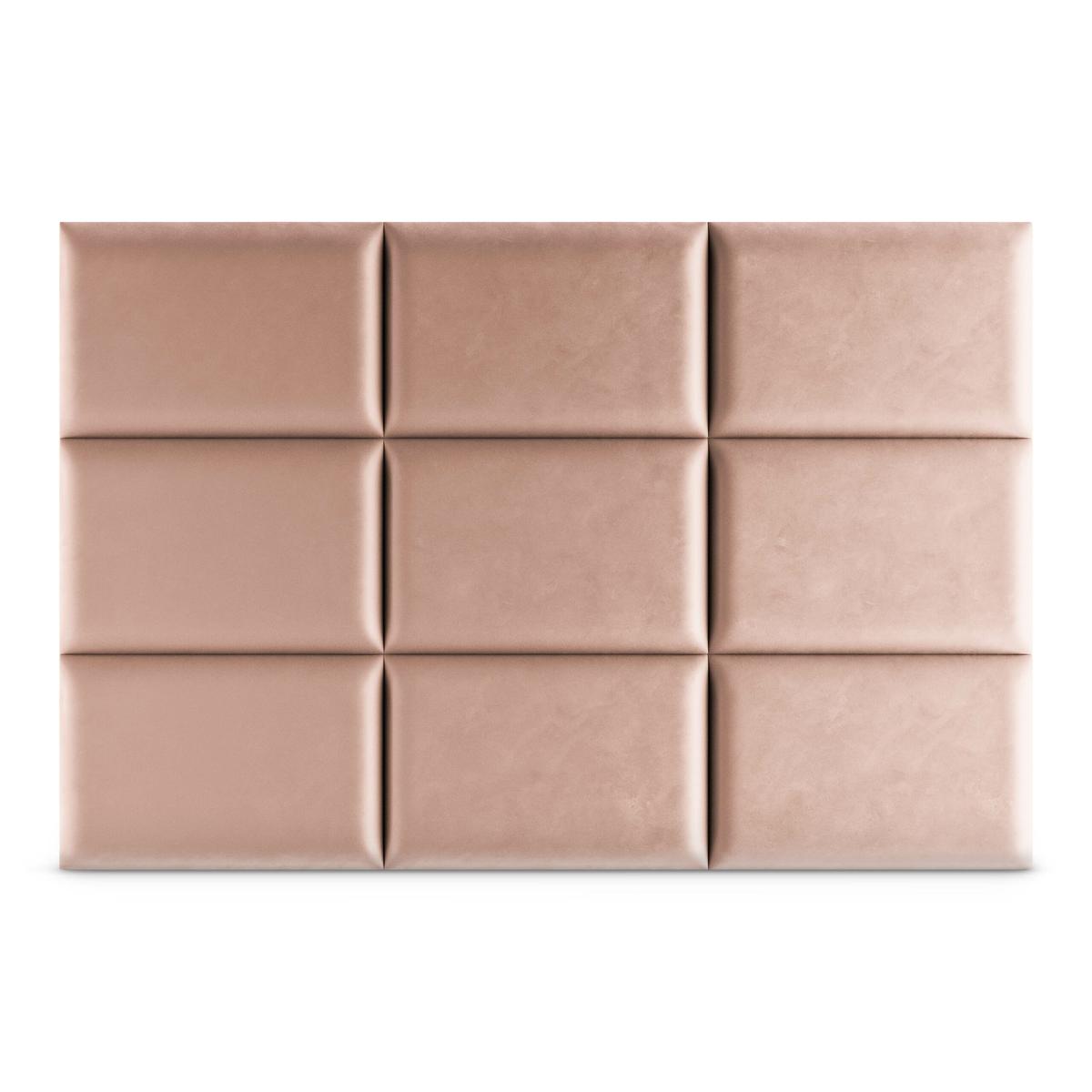 Panele tapicerowane 40x30 na ścianę magic velvet różowy nr. 4