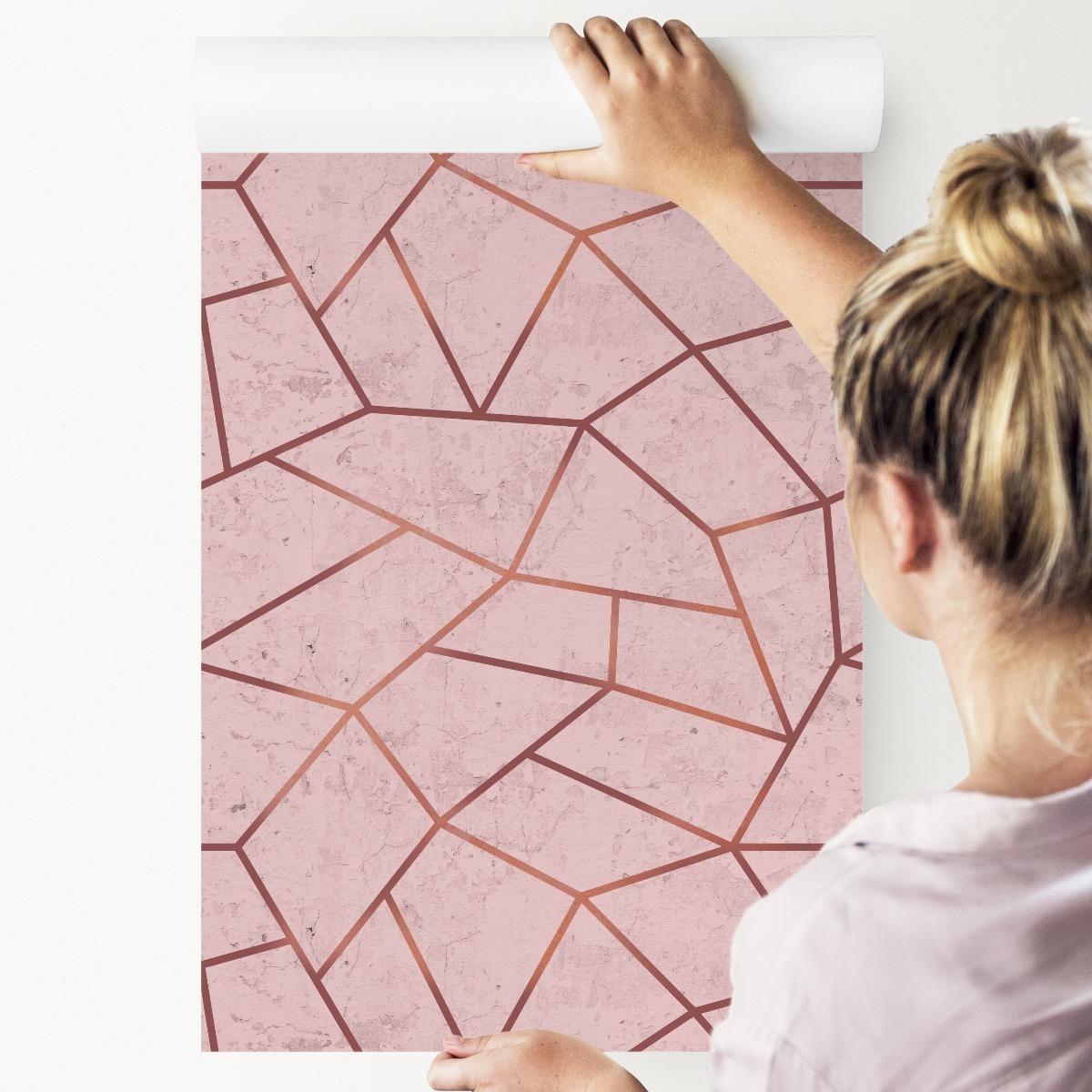 Tapeta Ścienna Efekt BETONU Styl Soho do Salonu 3D nr. 3