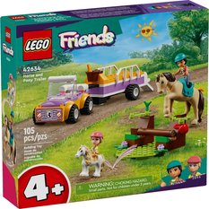 Zestaw klocków lego friends oryginalny przyczepka dla konia I kucyka 42634 dla dziecka - Miniaturka zdjęcia nr 1